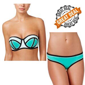 NWT Bar III Whip It Good Jade Bikini Swimsuit Set